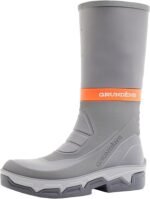 grundens deck boss boot grey & orange 8