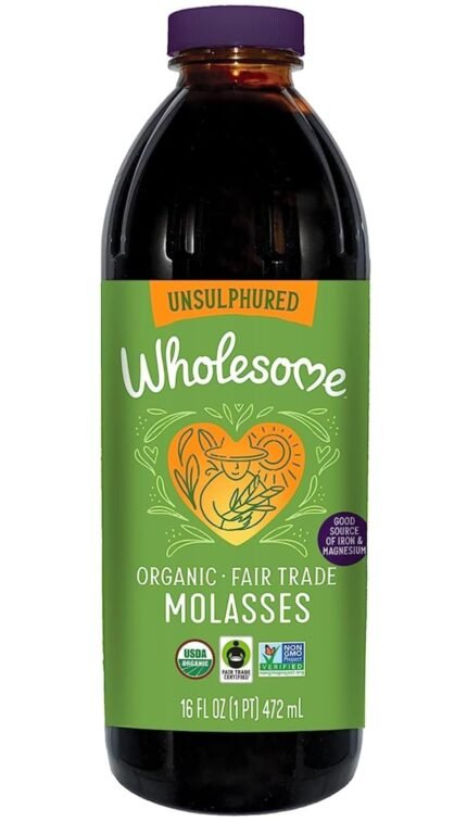 Wholesome Sweeteners Blackstrap Molasses,16 Fl Oz