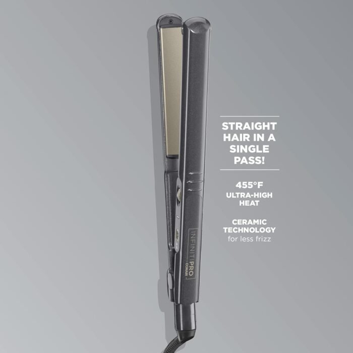 conair infinitipro tourmaline ceramic flat iron 1 inch