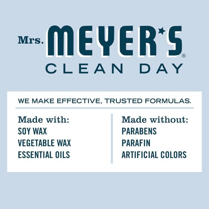 mrs meyer's show drop scented candle