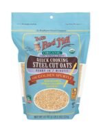 bobs red mill organic quick cook steel cut oats pack