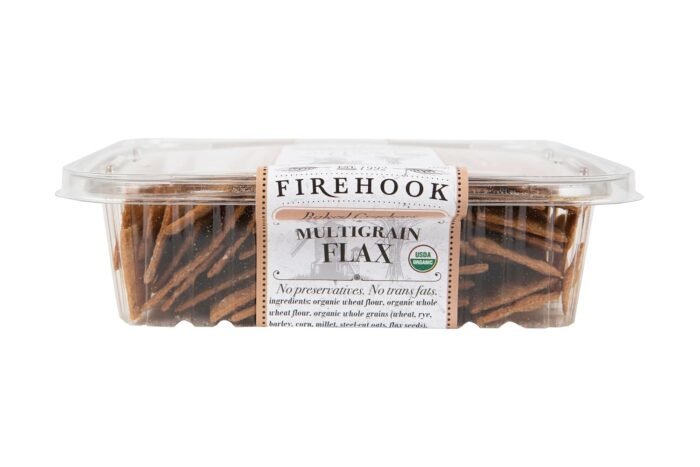 firehook baked crackers multigrain flax crackers