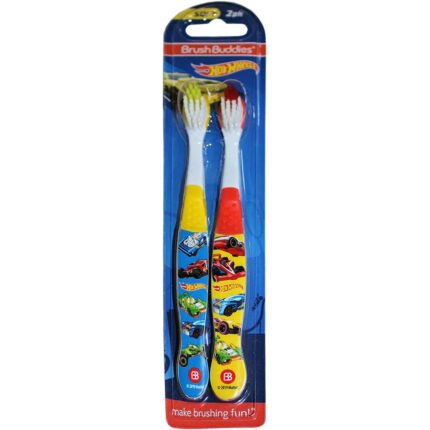 brush buddies hot wheels toothbrush soft bristle