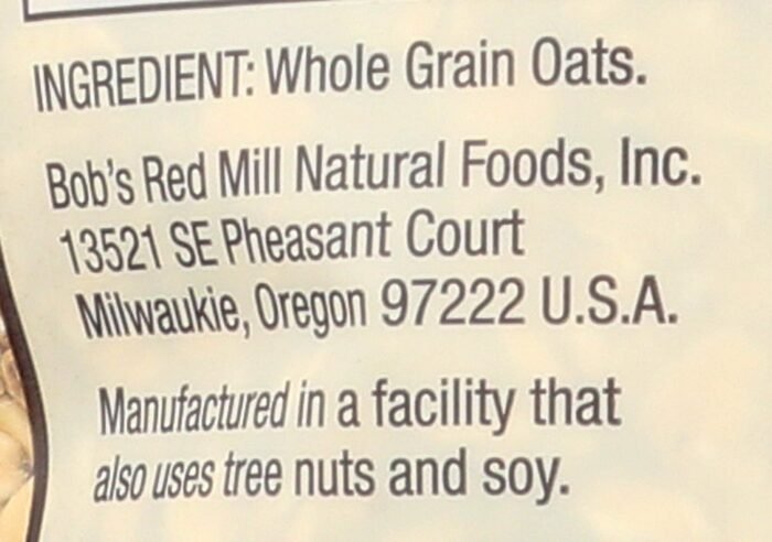 bobs red mill gluten free extra thick rolled oats