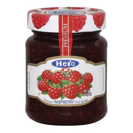 hero premium raspberry fruit spread preserve