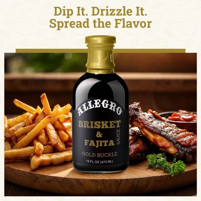 allegro brisket & fajita gold buckle sauce