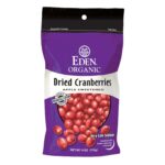 eden organic dried cranberries pack