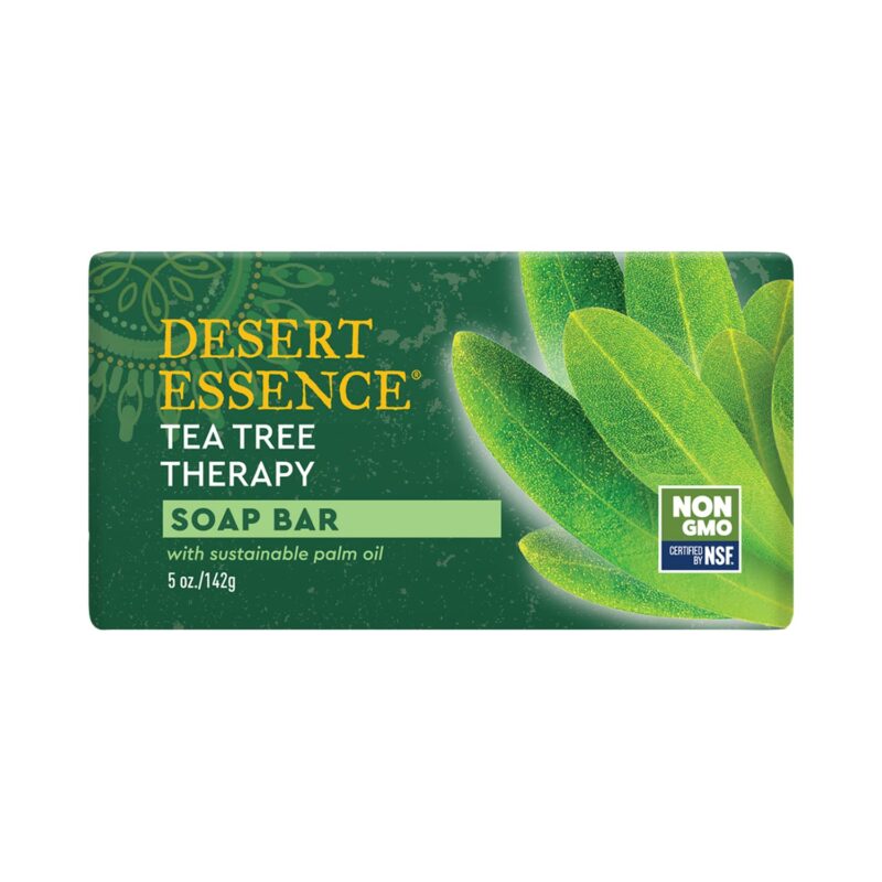desert essence tea tree cleansing bar soap