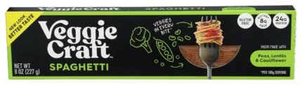 Veggiecraft Farms Spaghetti Pasta, Cauliflower, 8 Oz