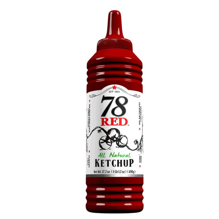 78 red all natural ketchup