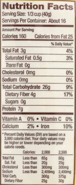 bobs red mill whole grain oat flour pack