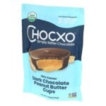 chocxo dark chocolate peanut butter cups pack