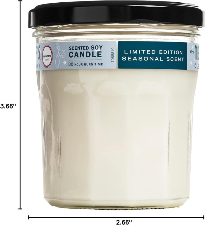 mrs meyer's show drop scented candle
