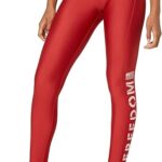under amour hi rise leggings stadium red pink clay xl