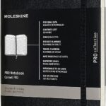 moleskine professional notebook large black soft cover