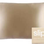 slip queen silk pillow cases caramel 20 x 30