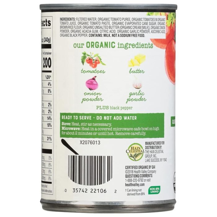 health valley organic tomato soup