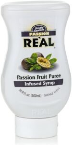 passion real passion fruit puree infused syrup
