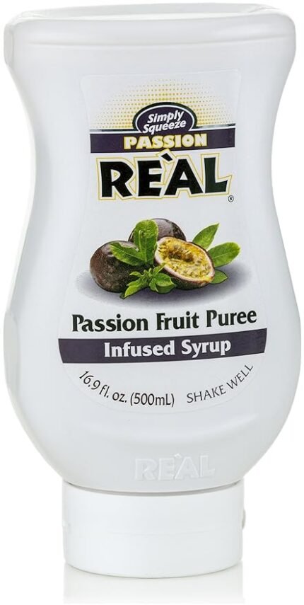 passion real passion fruit puree infused syrup