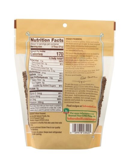 bobs red mill brown flaxseed pack