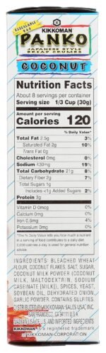 kikkoman panko bread crumbs pack