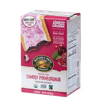 natures path cherry pomegranate toster pastries
