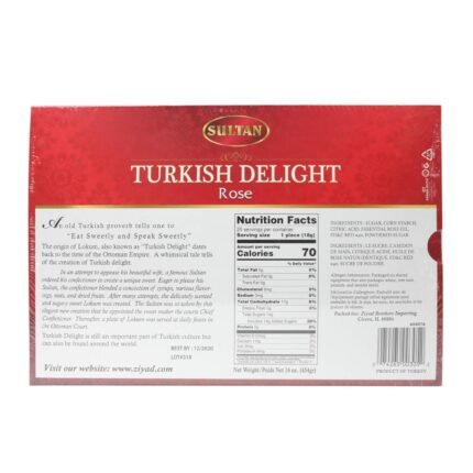 sultan turkish delight rose pack