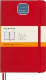 moleskine classic expanded notebook red l 400 pages