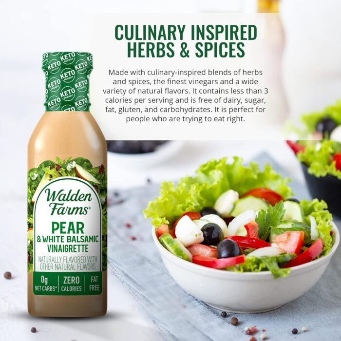 walden farms pear & white balsamic dressing