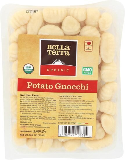bella terra organic potato gnocchi