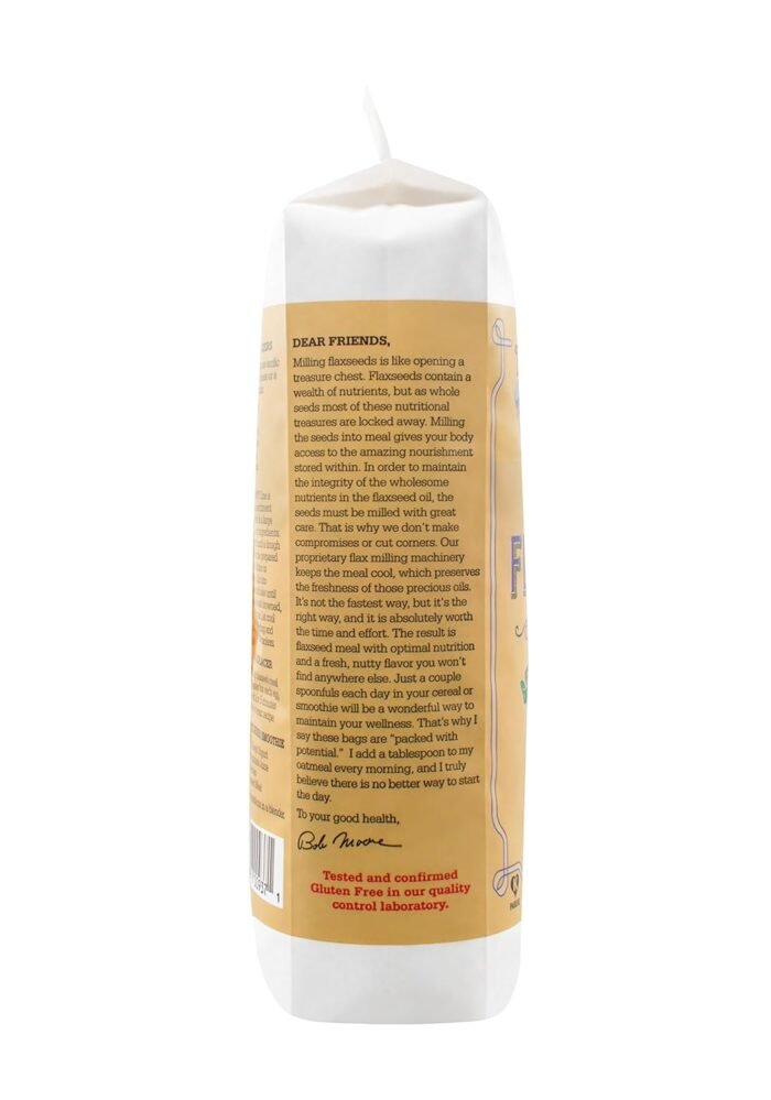 bobs red mill organic brown flaxseed meal pack