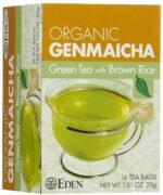 eden organic green tea w brown rice genmaicha pack