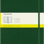 moleskine classic notebook myrtle green