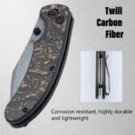 kansept nesstreet button lock pocket folding knife