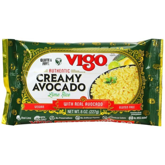 vigo authentic creamy avocado lime rice