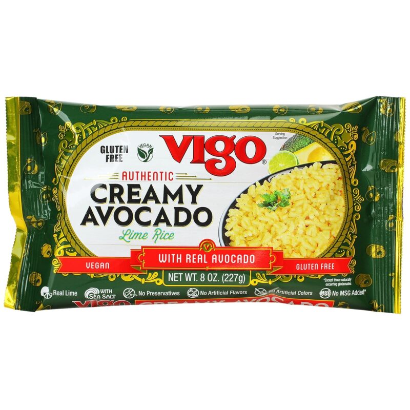 vigo authentic creamy avocado lime rice