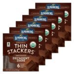 lundberg organic thin stackers dark chocolate pack