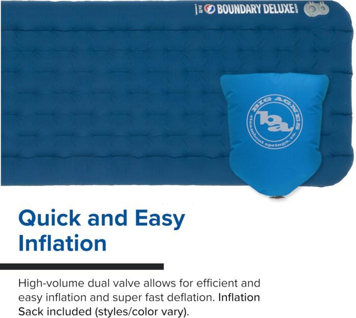 big agnes boundary deluxe xl sleeping pad