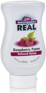 raspberry real raspberry puree infused syrup