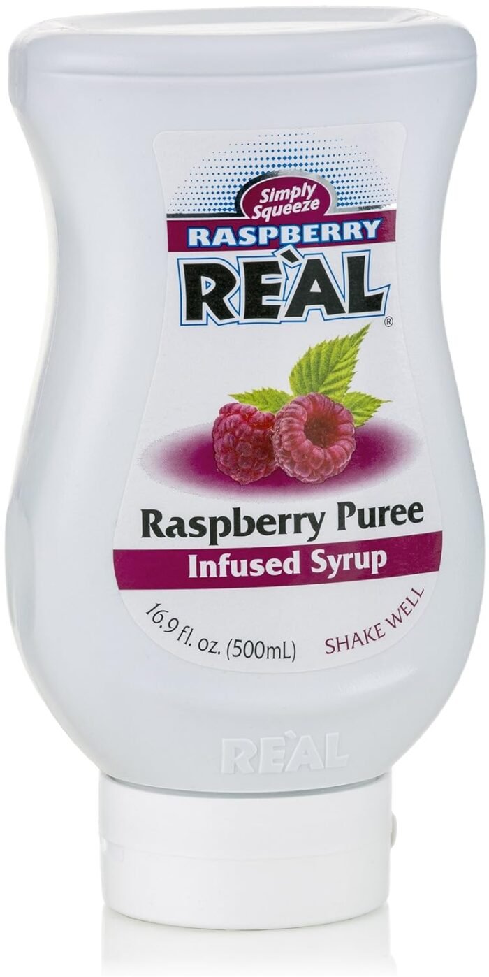raspberry real raspberry puree infused syrup