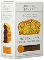 rustic bakery apricot pistachio & brandy crisps pack