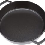 staub 10.2 double handle cast iron skillet