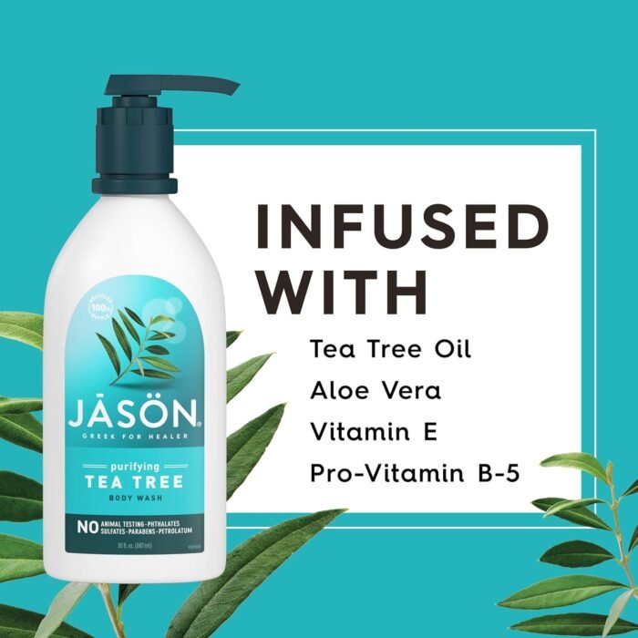 jason tea tree purifying body wash