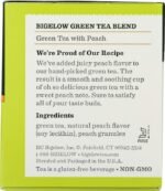 bigelow green tea with peach