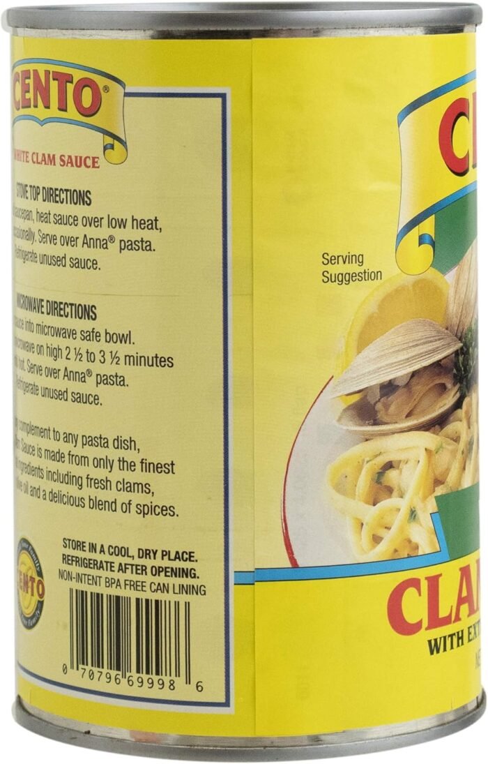 cento white clam sauce