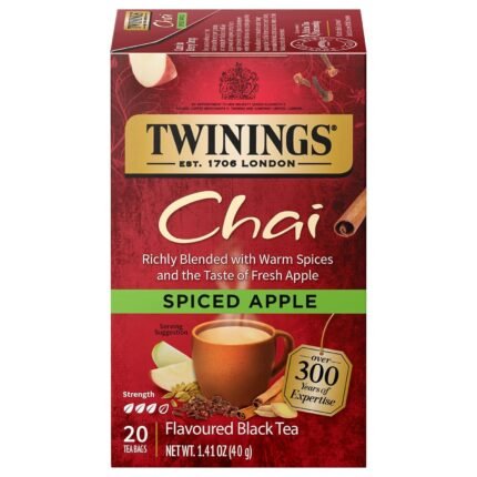 twinings spiced apple chai tea pack