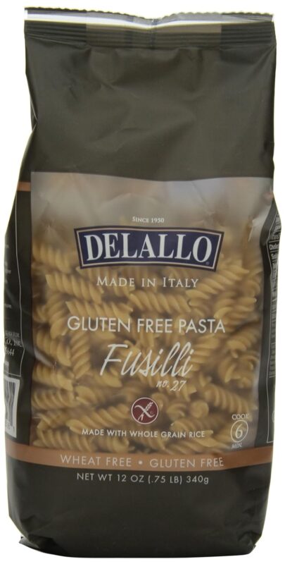 delallo gluten free pasta fusilli