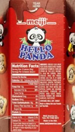 meiji hello panda chocolate cookies pack