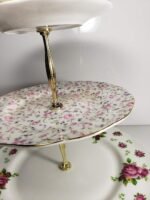 royal albert country roses white cake stand