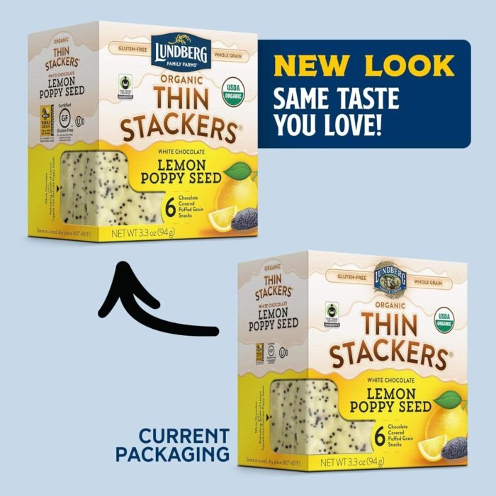 lunderg white cholate lemon poppy stackers pack